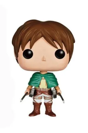 ATAQUE A LOS TITANES FIGURA 10 CM EREN JAEGER VINYL POP                    