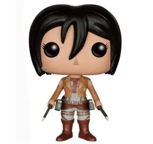ATAQUE A LOS TITANES FIGURA 10 CM MIKASA ACKERMANN VINYL POP               