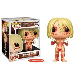 ATAQUE A LOS TITANES FIGURA 15 CM FEMALE TITAN VINYL POP                   