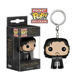 JON SNOW LLAVERO FIG 4 CM POCKET POP SERIE 1                               
