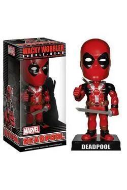 DEADPOOL CABEZON 15 CM MARVEL WACKY WOBBLER                                