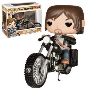 THE WALKING DEAD FIG. 12 CM DARYL CON MOTO VINYL POP                       