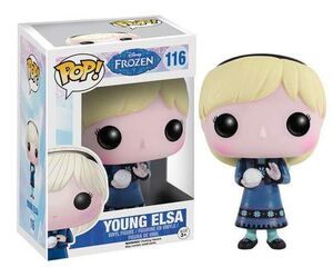 FROZEN FIGURA 9 CM ELSA JOVEN VINYL POP                                    