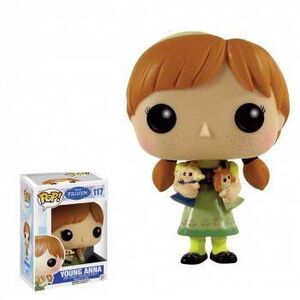 FROZEN FIGURA 9 CM ANNA JOVEN VINYL POP                                    