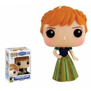 FROZEN FIGURA 9 CM CORONATION ANNA VINYL POP                               