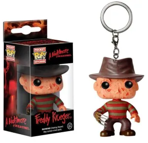 PESADILLA EN ELM STREET LLAVERO FIG 4 CM FREDDY KRUEGER POCKET POP HORROR  