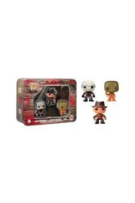 MODERN HORROR 2 CAJA HOJALATA CON 3 FIGURAS 3.75 CM POCKET POP TINS        
