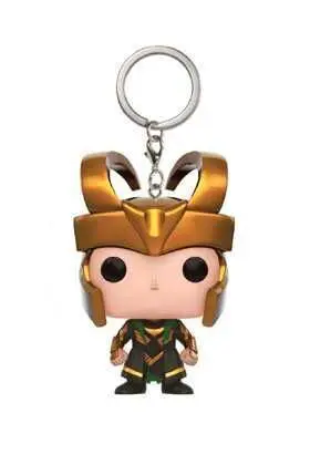 LOKI LLAVERO FIG 4 CM POCKET POP MARVEL                                    