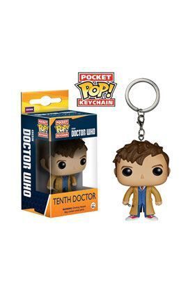 DOCTOR WHO LLAVERO FIG 4 CM 10 TH DOCTOR POCKET POP                        
