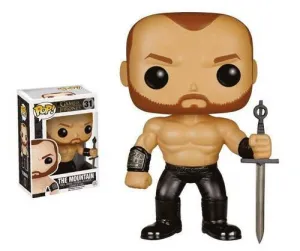 JUEGO DE TRONOS FIGURA 10 CM THE MOUNTAIN VINYL POP                        