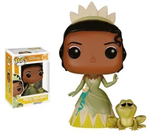 TIANA Y EL SAPO POP VINYL FIGURA 10CM PRINCESS TIANA Y NAVEEN              