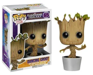 GUARDIANES DE LA GALAXIA POP VINYL CABEZON 10CM DANCING GROOT              