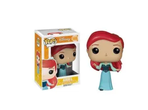 LA SIRENITA CABEZON 10 CM ARIEL VESTIDO AZUL VINYL POP                     