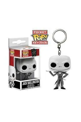 PESADILLA ANTES DE NAVIDAD LLAVERO FIG 4 CM JACK SKELLINGTON POCKET POP    