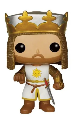 MONTY PYTHON Y LOS CABALLEROS DE LA MESA CUADRADA FIG 9 CM KING ARTHUR     