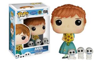 FROZEN FEVER FIGURA 10 CM ANNA VINYL POP                                   