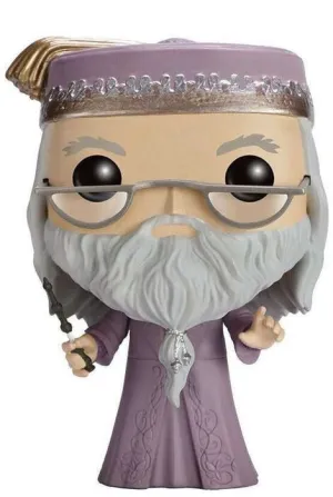 HARRY POTTER CABEZON 10 CM VINYL POP DUMBLEDORE CON VARITA
