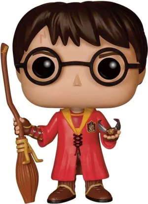 HARRY POTTER FIGURA 10 CM HARRY QUIDDITCH VINYL POP MOVIES                 