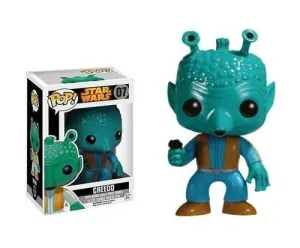 STAR WARS FIGURA 9 CM GREEDO VINYL POP EDICION BLACK BOX                   
