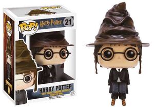 HARRY POTTER FIGURA 9 CM HARRY POTTER SORTING HAT VINYL POP                