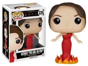 LOS JUEGOS DEL HAMBRE FIGURA 9 CM KATNISS THE GIRL ON FIRE VINYL POP       