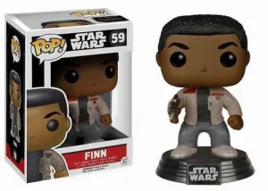 STAR WARS EPISODIO VII FIGURA VINYL POP FINN 10 CM                         