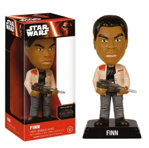 STAR WARS EPISODIO VII CABEZON 15 CM FINN WACKY WOBBLER                    