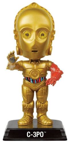 STAR WARS EPISODIO VII CABEZON 15 CM C3-PO WACKY WOBBLER                   