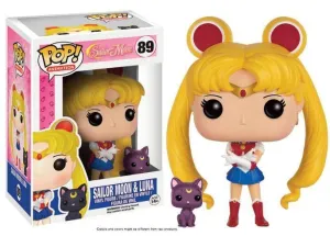 SAILOR MOON FIGURA 9 CM SAILOR MOON & LUNA VINYL POP                       