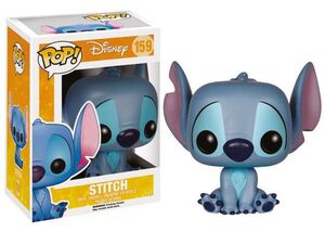 LILO & STITCH FIGURA 9 CM STITCH SENTADO VINYL POP! FUNKO 159              