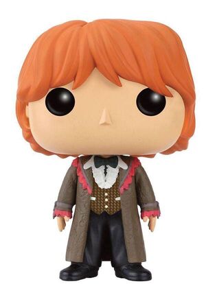 HARRY POTTER FIGURA 9 CM RON YULE BALL VINYL POP                           