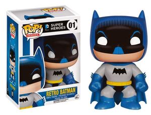 BATMAN DC COMICS POP HEROES FIG RETRO BATMAN 9CM                           
