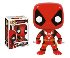 DEADPOOL TWO SWORDS CABEZON 10 CM MARVEL COMICS VINYL POP!                 