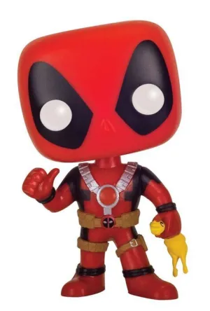 DEADPOOL POLLO DE GOMA FIG 10 CM VINYL POP MARVEL                          