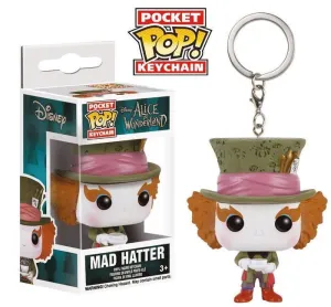 ALICIA EN EL PAIS DE LAS MARAVILLAS LLAVERO 4 CM MAD HATTER POCKET POP!    