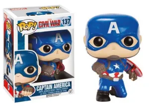 CAPITAN AMERICA CIVIL WAR FIG 9 CM CAPITAN AMERICA ACTION POSE VINYL POP   