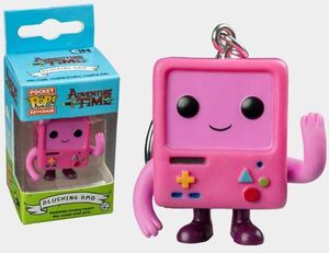 HORA DE AVENTURAS LLAVERO 4 CM PINK BMO POCKET POP                         