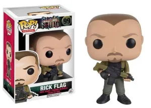 ESCUADRON SUICIDA FIGURA 10 CM RICK FLAG POP HEROES                        