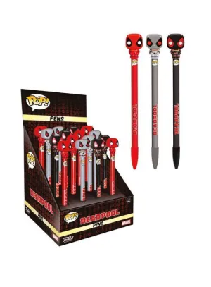 DEADPOOL BOLIGRAFO CON TOPPER MARVEL COMICS (SURTIDO)