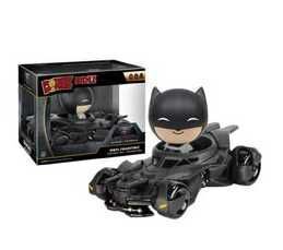 BATMOVIL CON BATMAN DORBZ RIDEZ 14 CM BATMAN VS SUPERMAN UNIVERSO DC       