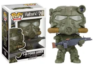 FALLOUT 4 FIGURA 10 CM T-60 ARMADURA PODER VERDE VINYL POP                 