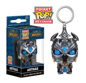 WORLD OF WARCRAF LLAVERO 4 CM ARTHAS POCKET POP!                           