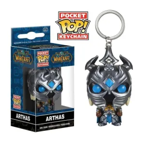 WORLD OF WARCRAF LLAVERO 4 CM ARTHAS POCKET POP!                           