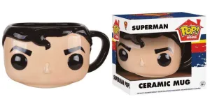 SUPERMAN TAZA FIGURATIVA POP HEROES DC                                     