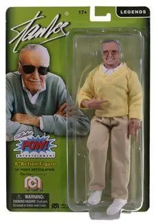 STAN LEE CON MANOS DE ARAÑA FIGURA RETRO 20 CM MARVEL COMICS