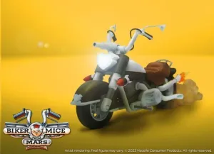 LOS MOTORRATONES DE MARTE VEHÍCULO THROTTLE'S MARTIAN MONSTER BIKE 23 CM