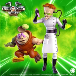LOS MOTORRATONES DE MARTE FIGURA KARBUNKLE & FRED EL MUTANTE 23 CM