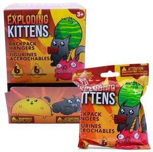 EXPLODING KITTENS COLGADOR DE MOCHILA OFICIAL