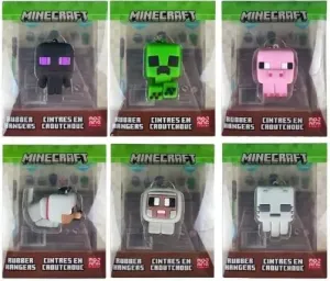MINECRAFT LLAVERO FIGURA 3D SOBRE SORPRESA