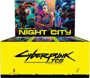CYBERPUNK TCG WELCOME TO NIGHT CITY BOOSTER (INGLÉS)